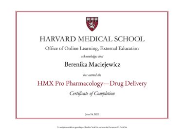 Berenika Maciejewicz Harvard Pro Pharmacology