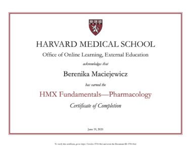 Berenika Maciejewicz Harvard University Pharmacology