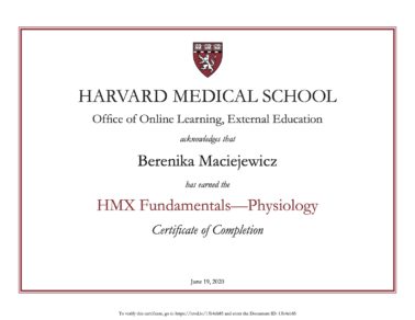 Berenika Maciejewicz Harvard University Physiology